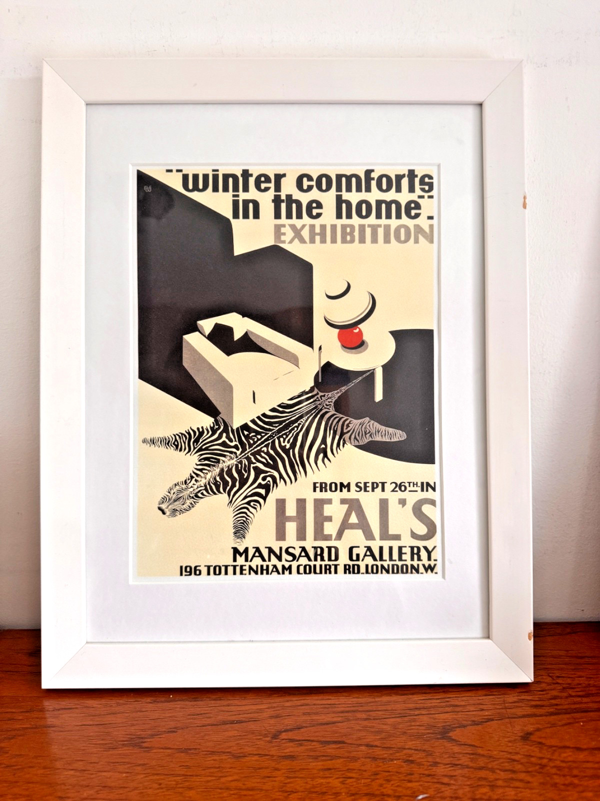 2010 Heals Art Deco framed print