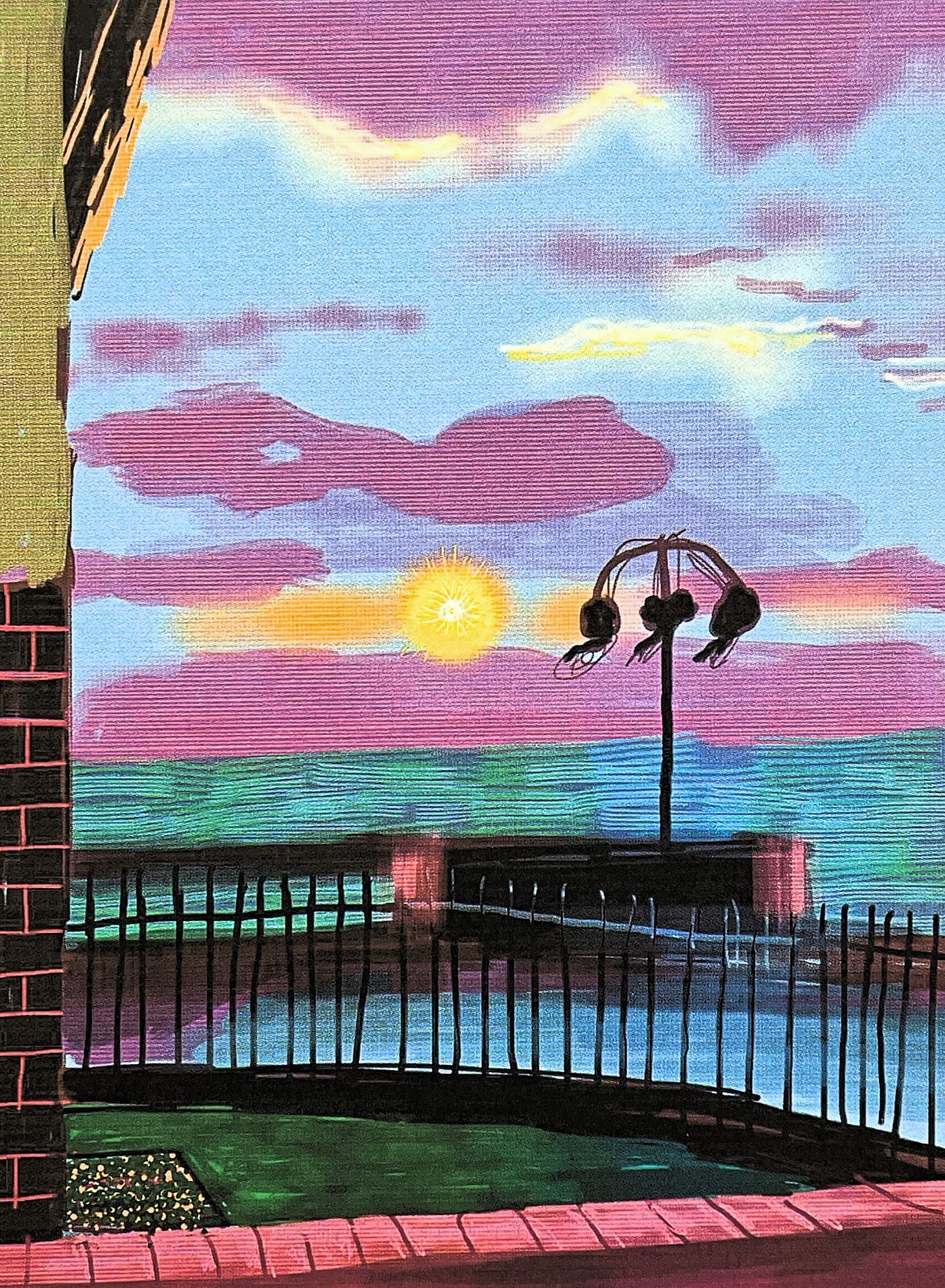 DAVID HOCKNEY – Untitled no.1072 – signed, numbered edition 181/500, 35×50 cm