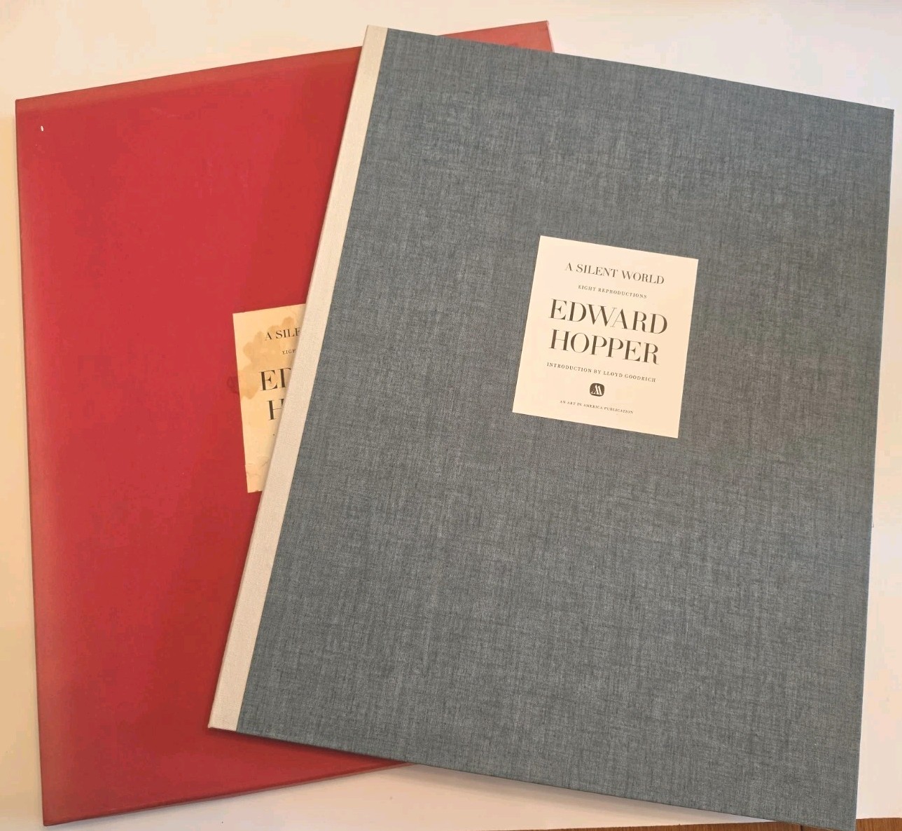 Edward Hopper “A Silent World” Portfolio 8 Reproductions in Original Box