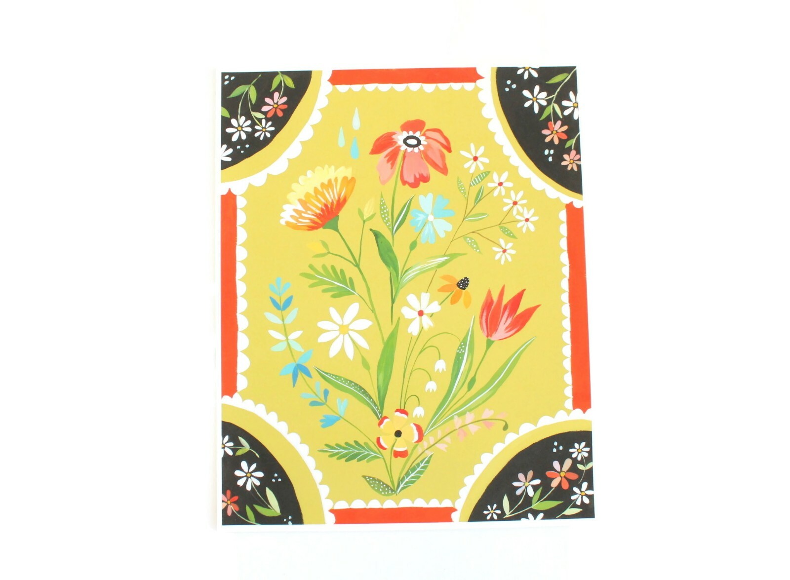 8×10 “Meadow Flowers” Art Print by Artist Katie Daisy of The Wheatfield, $27