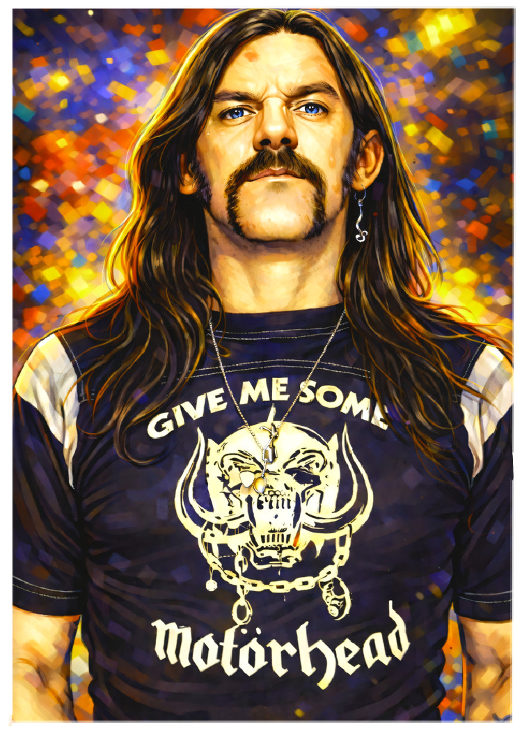 LEMMY – Motorhead * METAL MUSIC ARTIST * Art Card * ATC ACEO