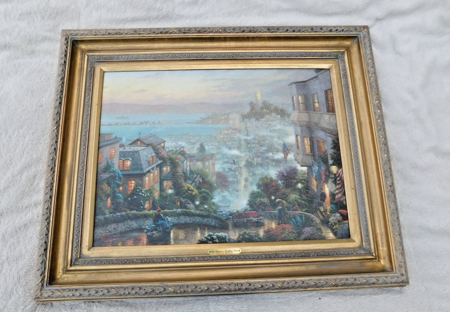 Thomas Kinkade, “San Francisco Lombard Street” Limited Edition E/S 18 by 24