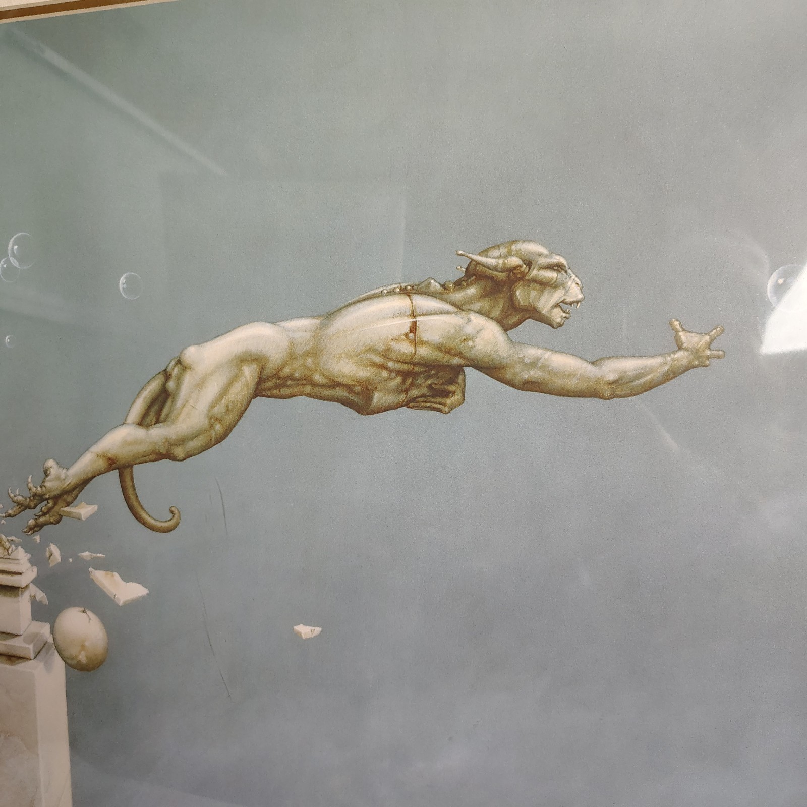 Michael Parkes Gargoyles Official Steltman Amsterdam Gallery Print, 31″ x 26.75″