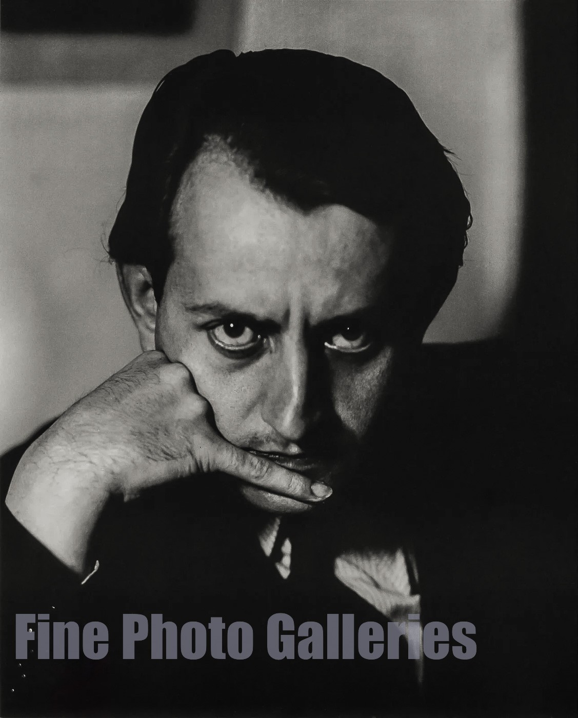 1935/76 Vintage ANDRE MALRAUX Novelist By PHILIPPE HALSMAN Duotone Art On 12×16