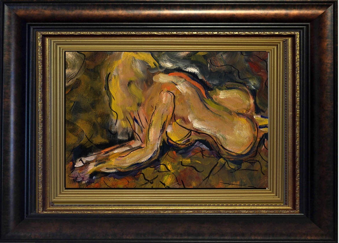 Blonde – Original Gouache – By F. DeTrolio