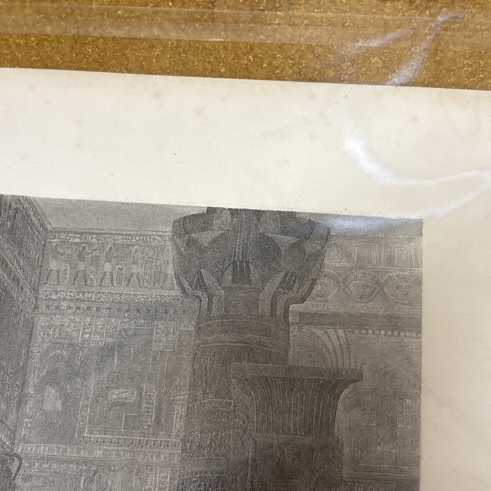 ANTIQUE ORIGINAL B/W ENGRAVING-CLEOPATRA AND CAESAR- 1870 London:VIRTUE @ Co