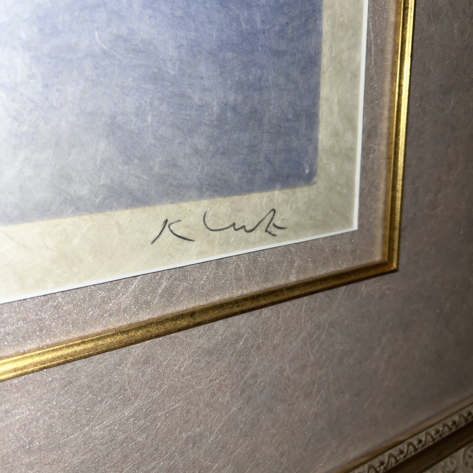 Kaiko Moti Very Rare Limited Etching Cheval Dresse. Horse Fine Frame
