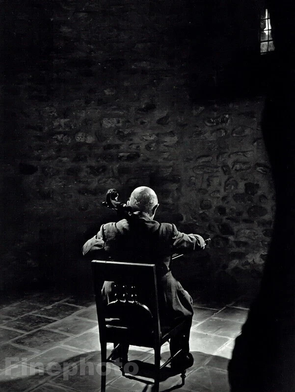 1954/59 Vintage YOUSUF KARSH Cellist PABLO CASALS Music Composer Photo Gravure