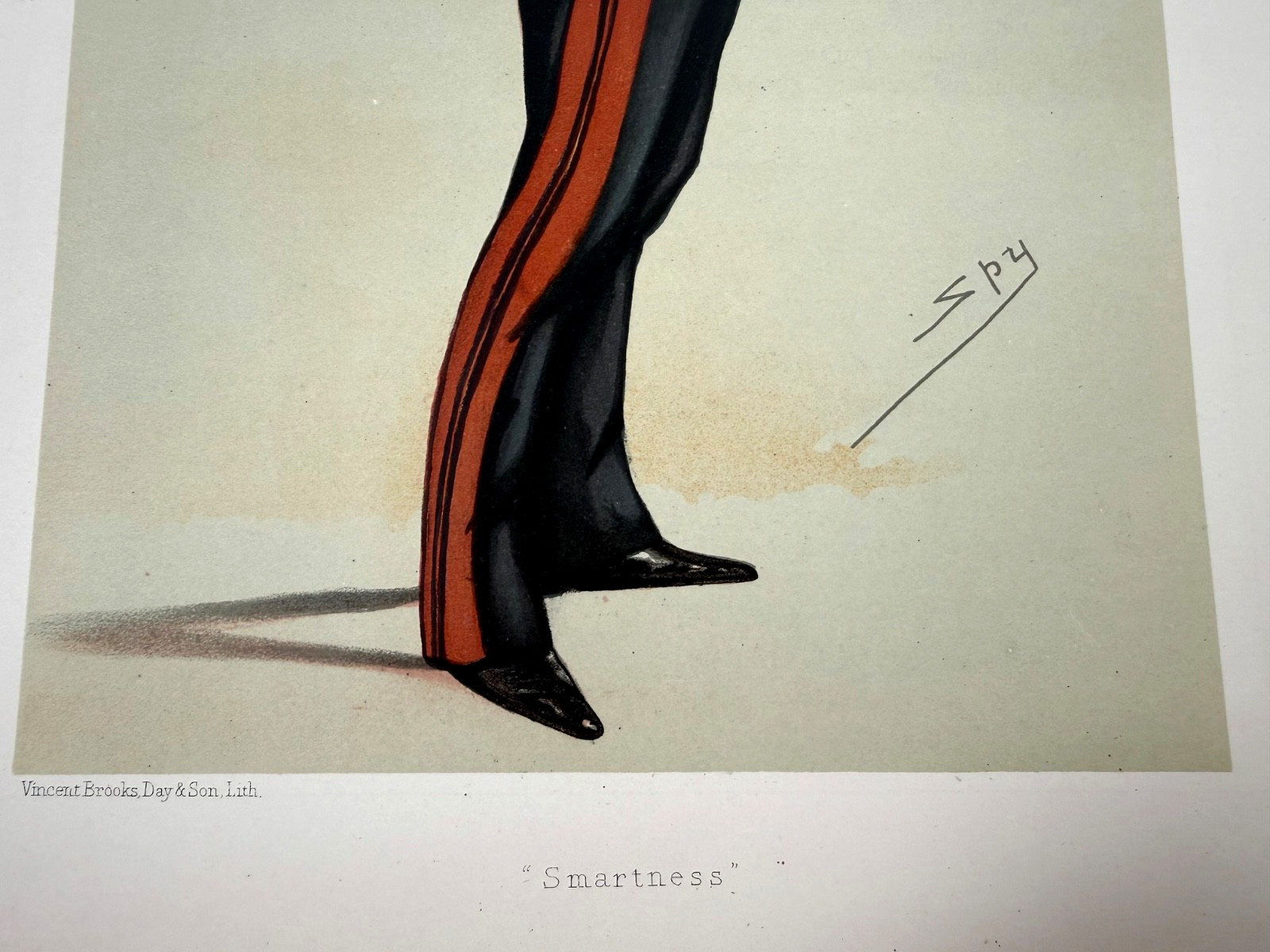 Vanity Fair “Smartness” Spy Caricature Major Viscount Downe 1883 Military Print