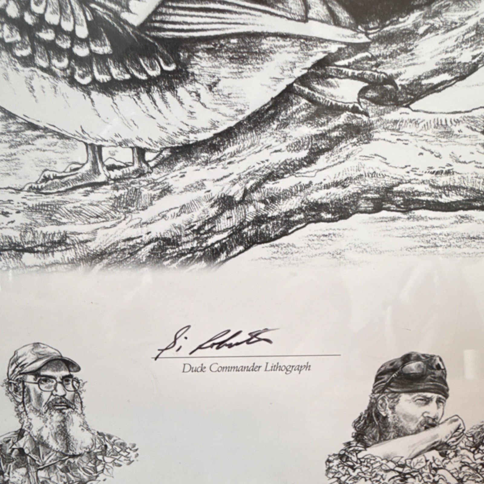 Michael Hunt Signed Limited Edition Framed Duck Commander w/ COA