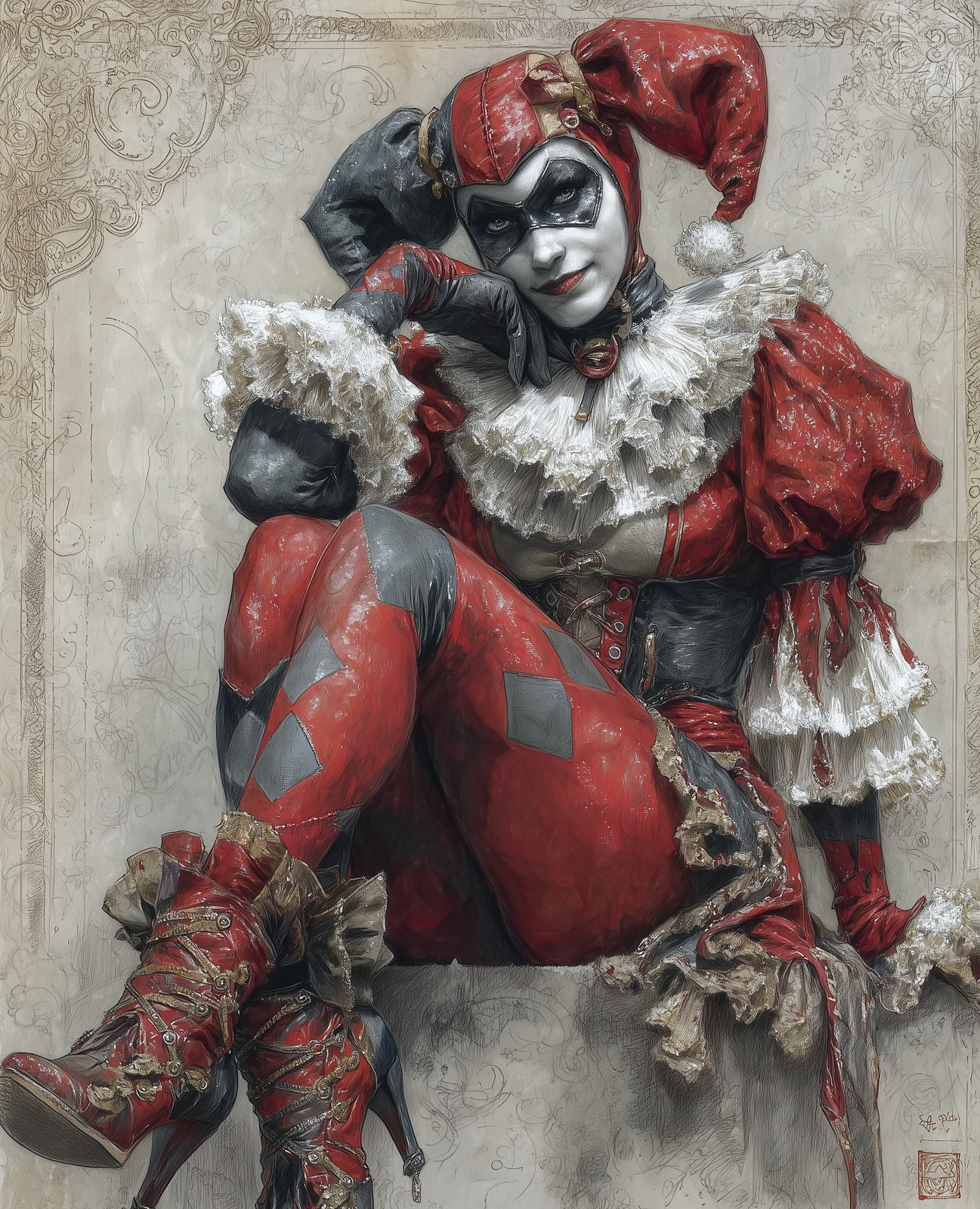 8×10 Character Illustration Art Print – 990549569