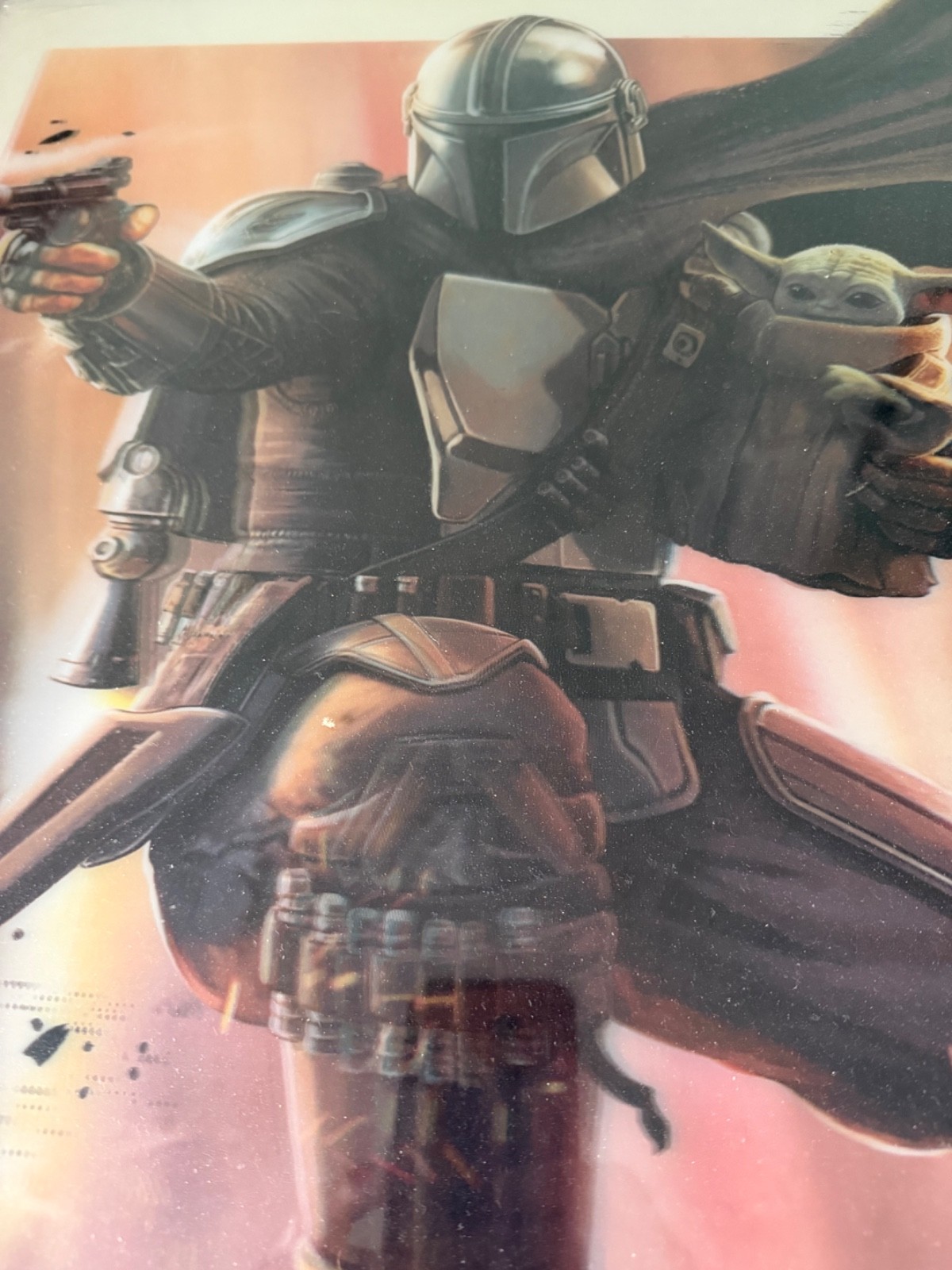 BNG The Mandalorian Pablo Olivera The Gunslinger 3D Lenticular Print Star Wars