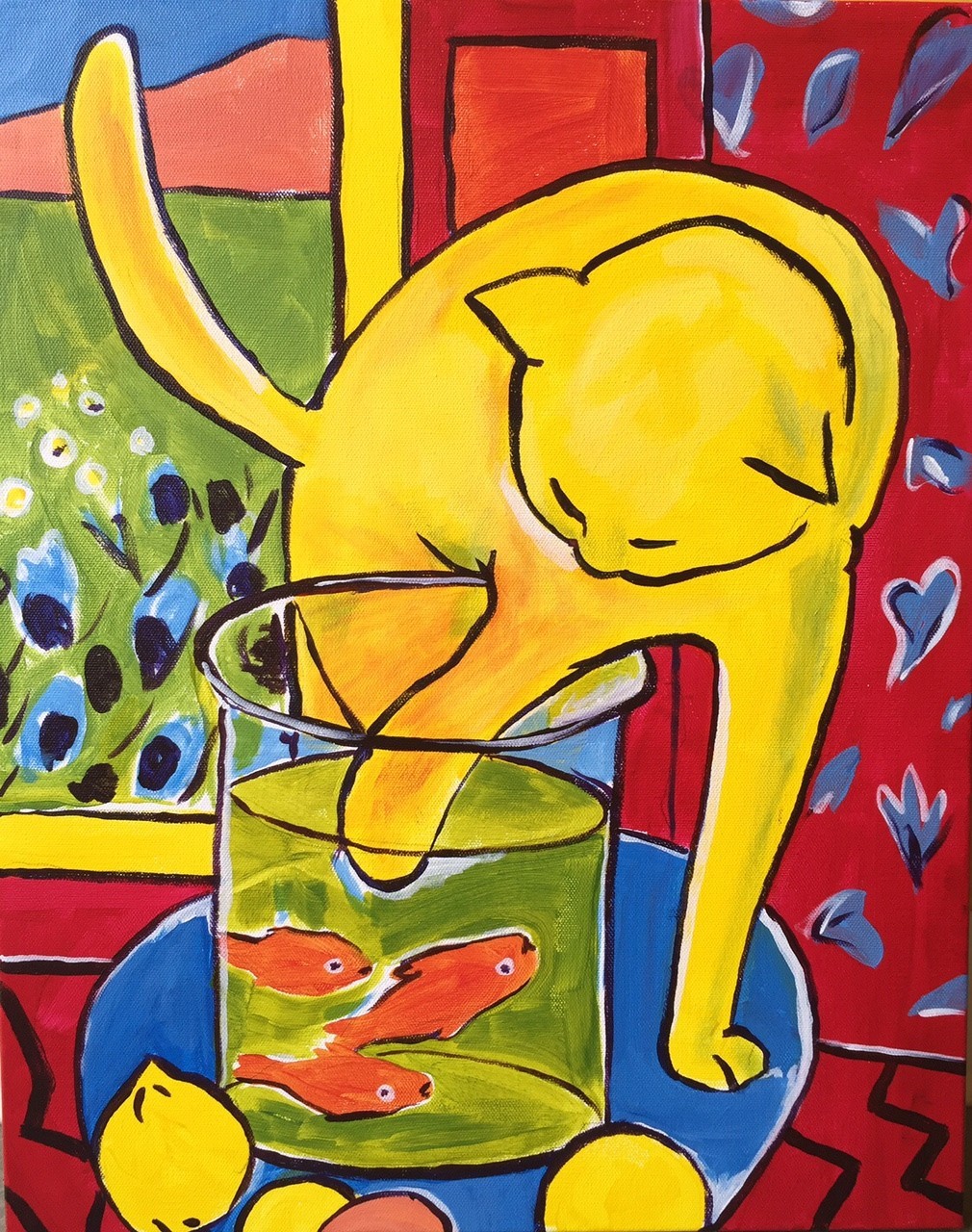Henri Matisse gold fish Lithograph on Arches 300gsm 16.5x23in (42×59 cm)