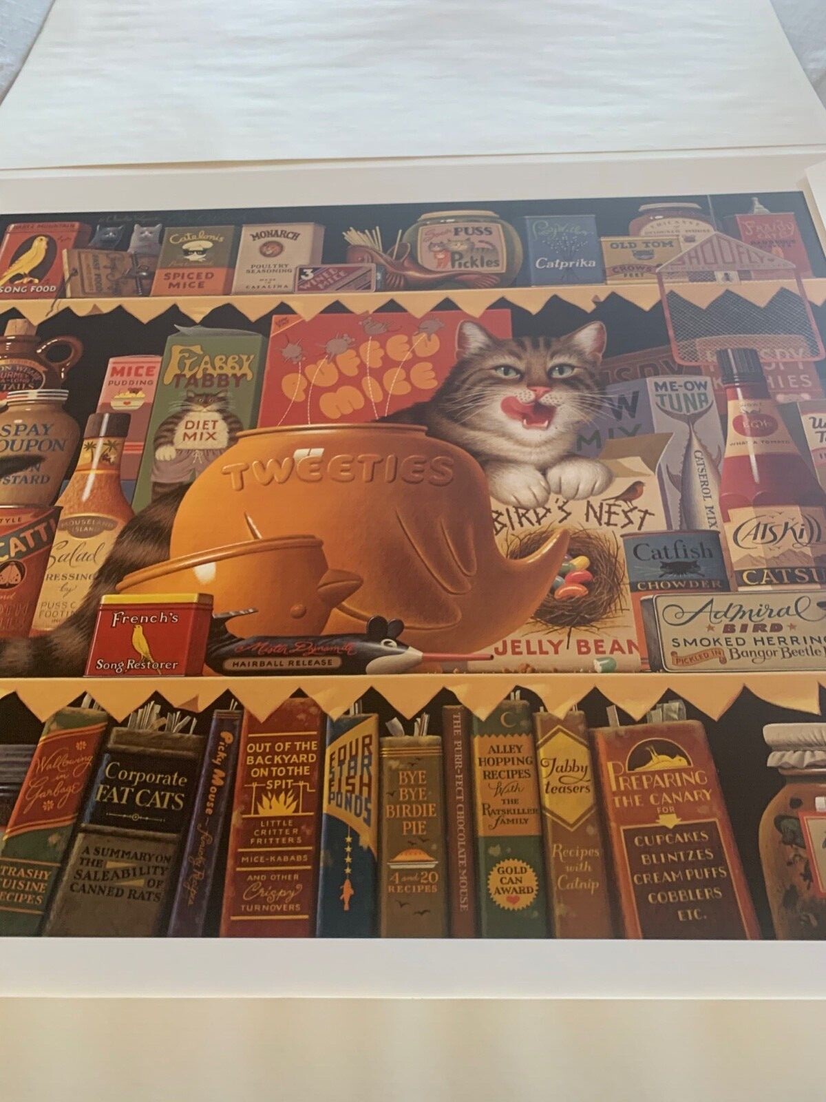 Charles WYSOCKI ” Ethel The Gourmet ” Limited Edition Art Print Cat #3329/10179