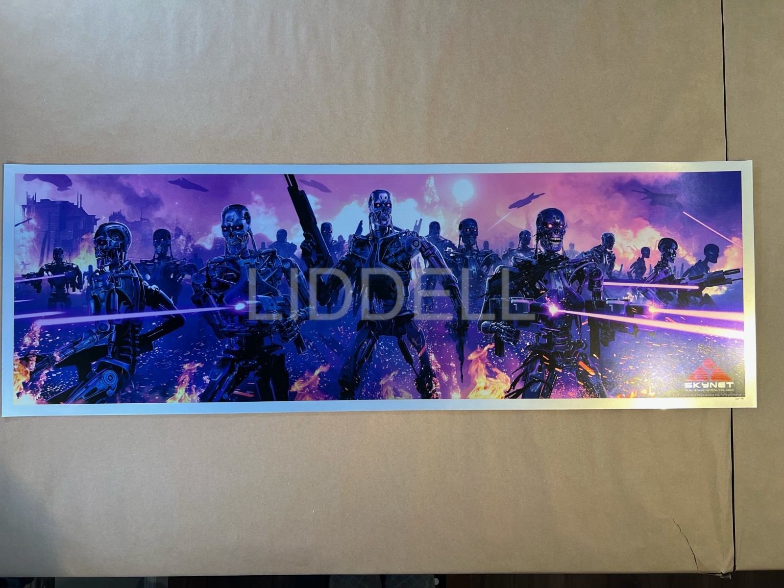 Mondo Style Print Pablo Olivera Terminator Skynet Foil Variant #d of 100 BNG