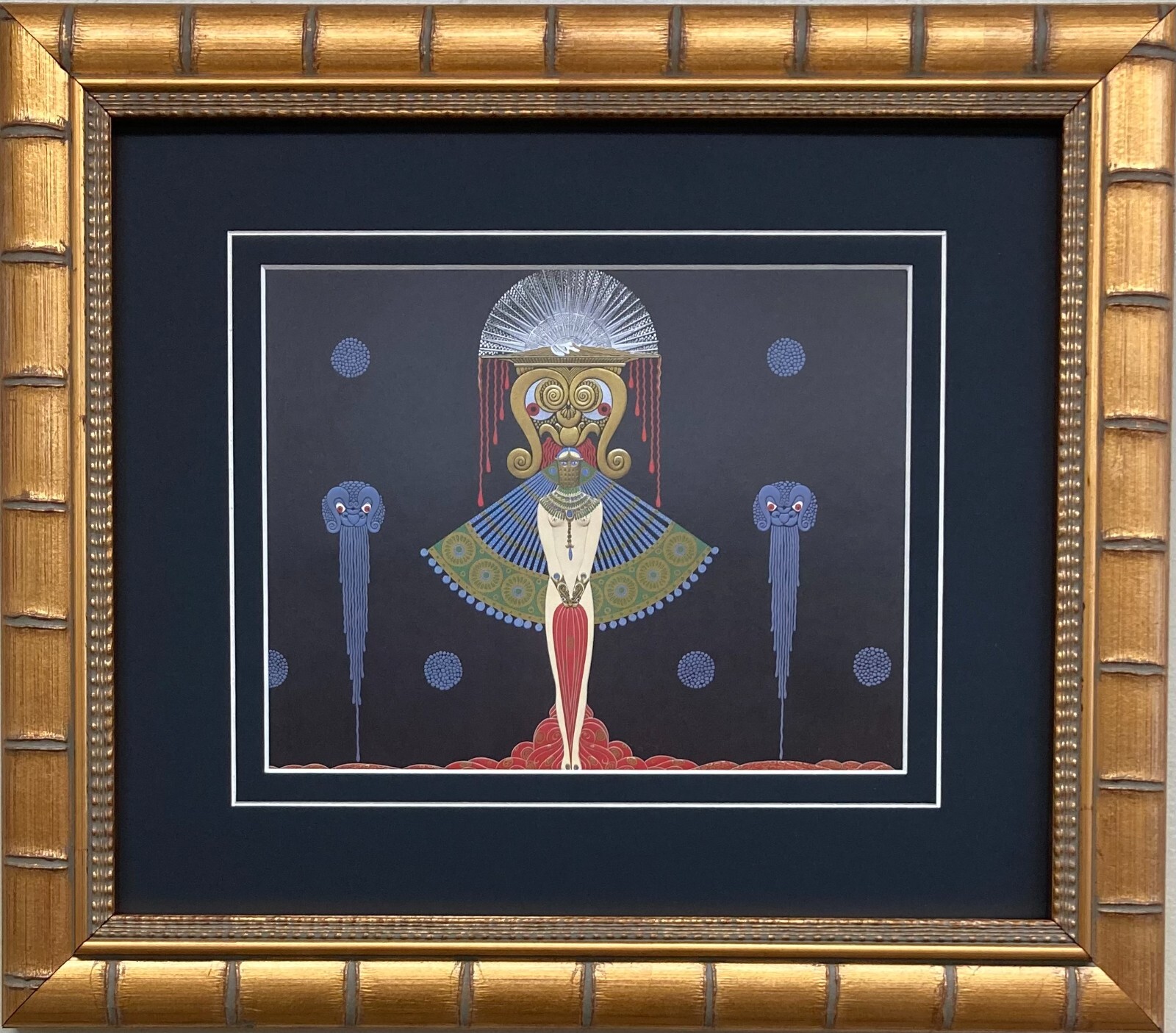 Erte “Salome” CUSTOM FRAMED Vintage Print Art Deco NEW Herod Herodias Antipas