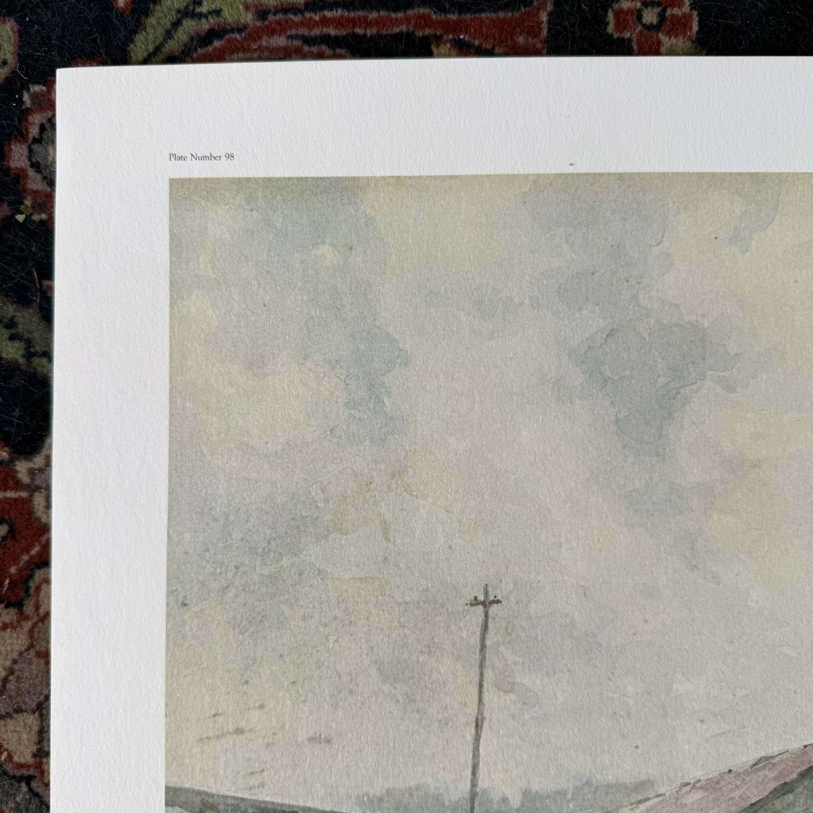 Paul Sawyier Autumn at the Bridge Ltd Ed #952/2750 w/COA + ORIGINAL GALLERY BOX