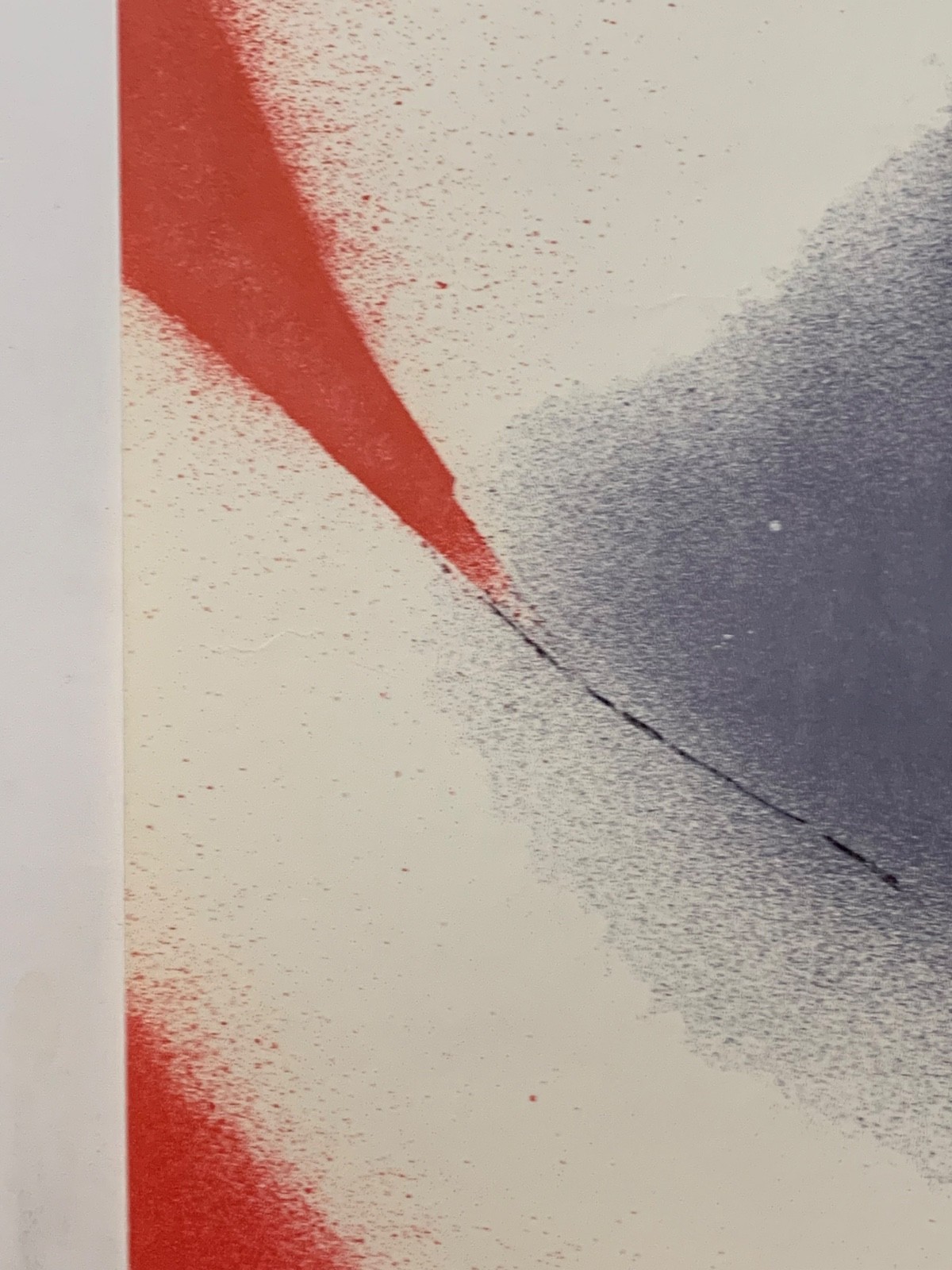 Spanish American Artist, Esteban Vicente Original Signed Lithograph Abstract
