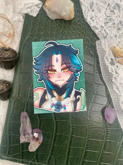 ACEO Edition | Mini Digital Art Print | Xiao Genshin Impact Fanart Mini Print