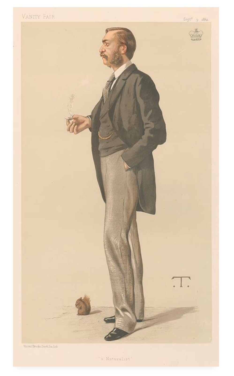 Original Vanity Fair Framed Print..STATESMEN. No. 409.LORD WALSINGHAM – 9/9/1882