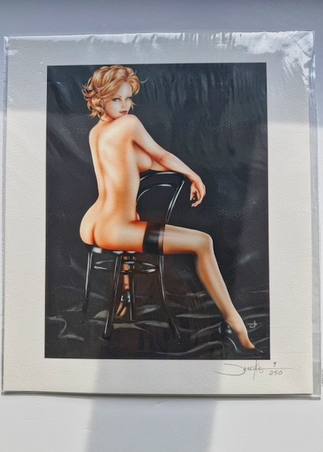 Jennifer Janesko “Sitting Pretty” Signed Ltd Edition 8×10 Art Print High Heel