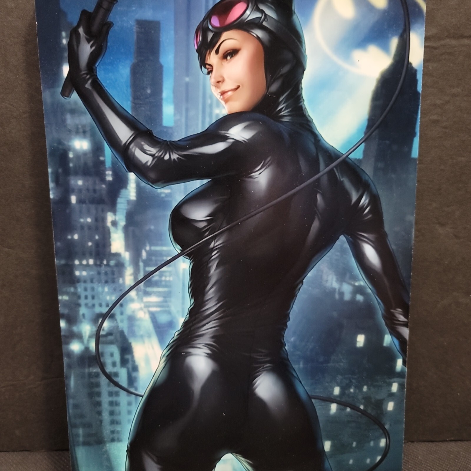 Catwoman Batman Villain Dc Comics Wall Photo Art Board Print 11.75in x 7.25in