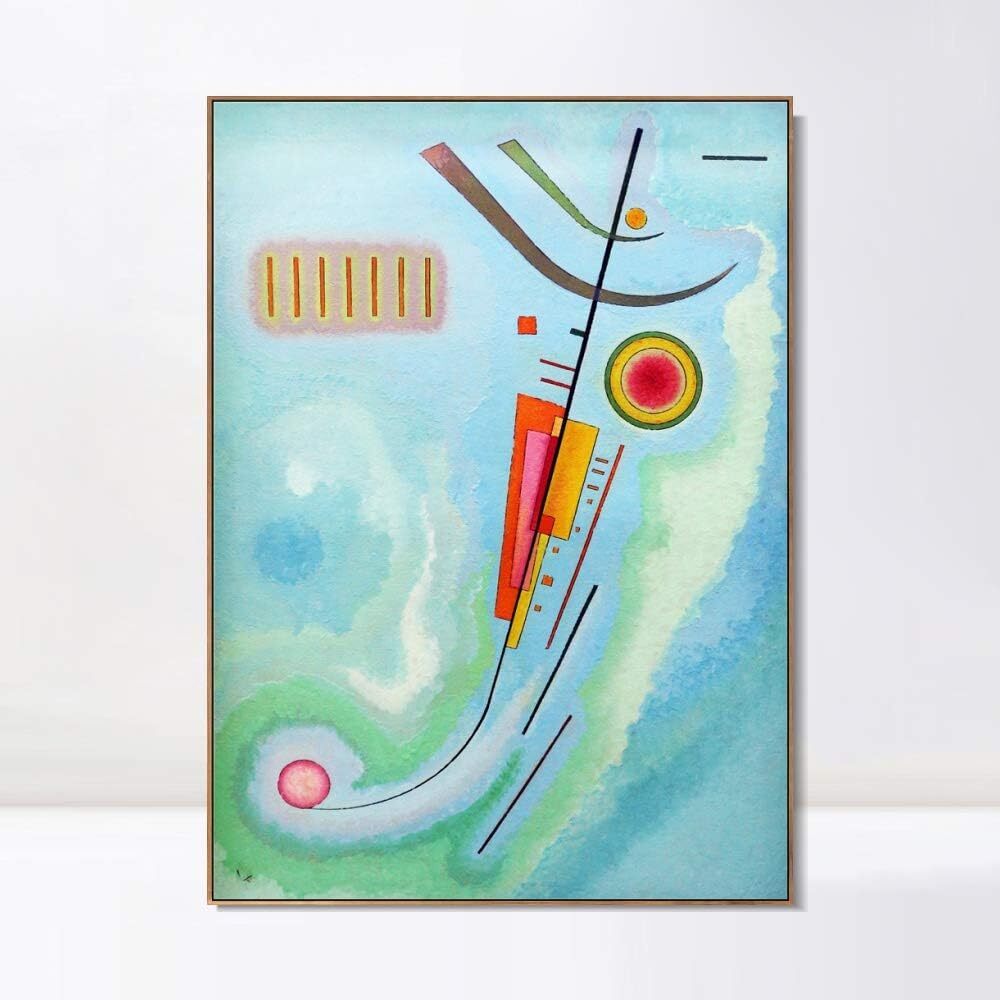 Framed Canvas Giclee Print luminoso,1930 by Wassily Kandinsky 24″x32″