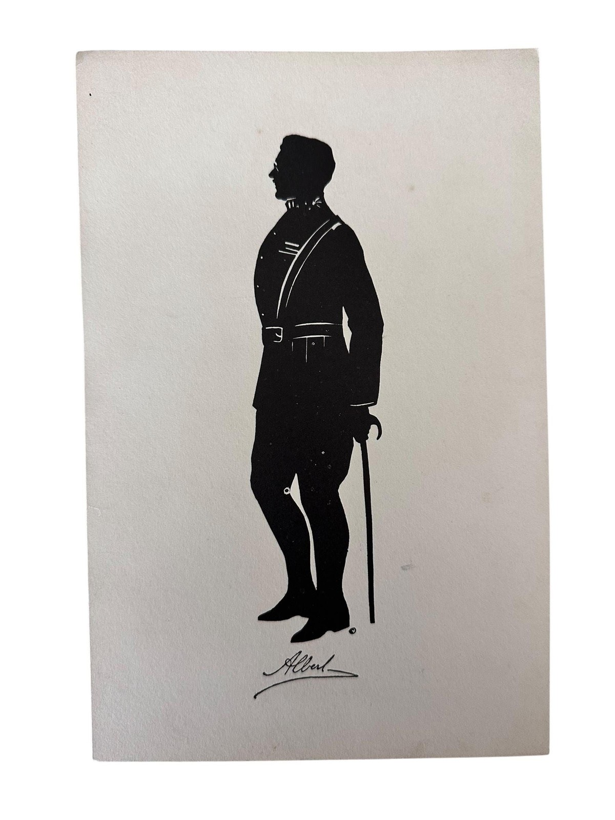 Set of 3 Vintage Beatrix Sherman Historical Silhouette Prints Roosevelt Royalty