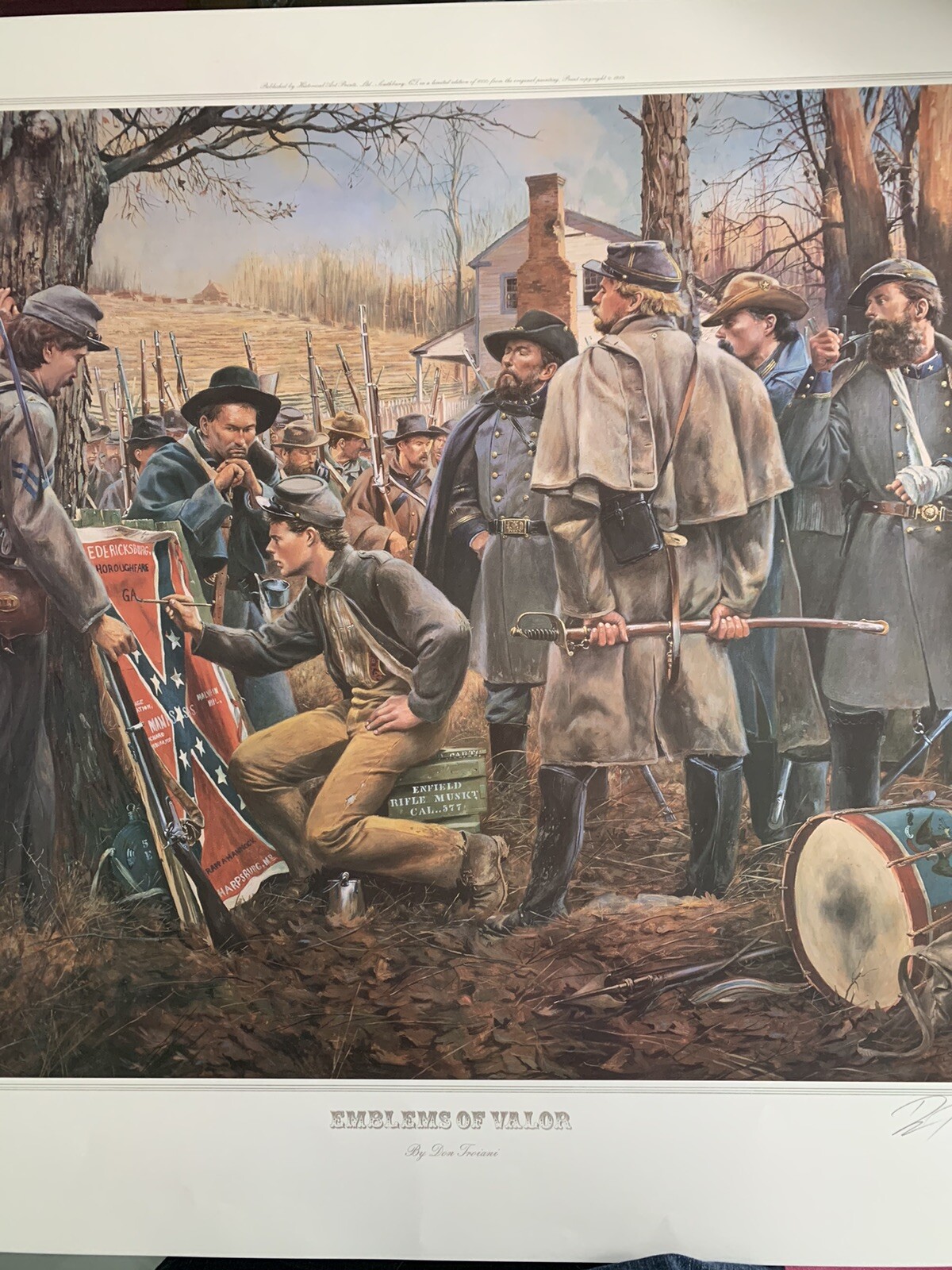 Don Troiani – Emblems Of Valor – Civil War Fine Art Print –