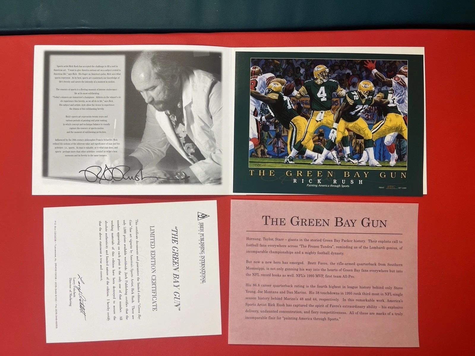 Rick Rush Limited Edition Print Collection Of 8