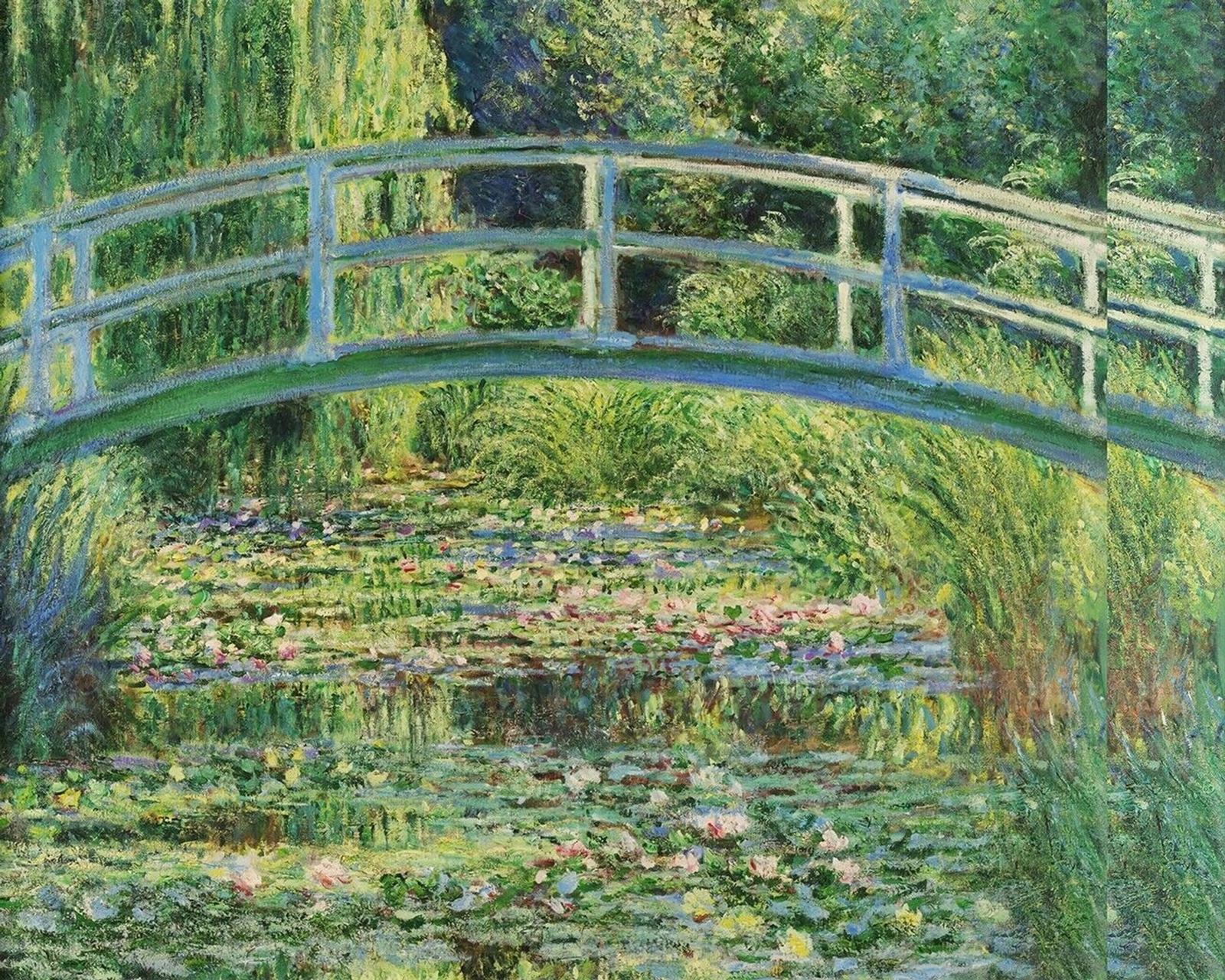 The Water-Lily Pond Claude Monet 11×14 200yr Ink Museum 100% Cotton Paper A26