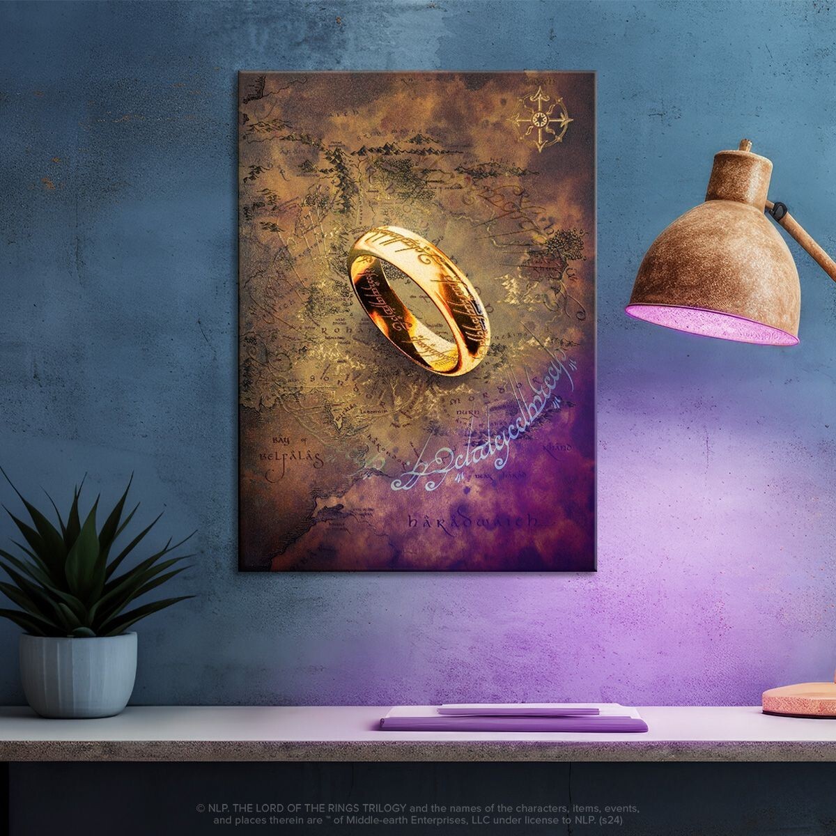 Displate The Lord of the Rings The One Ring Limited Edition Metal Poster