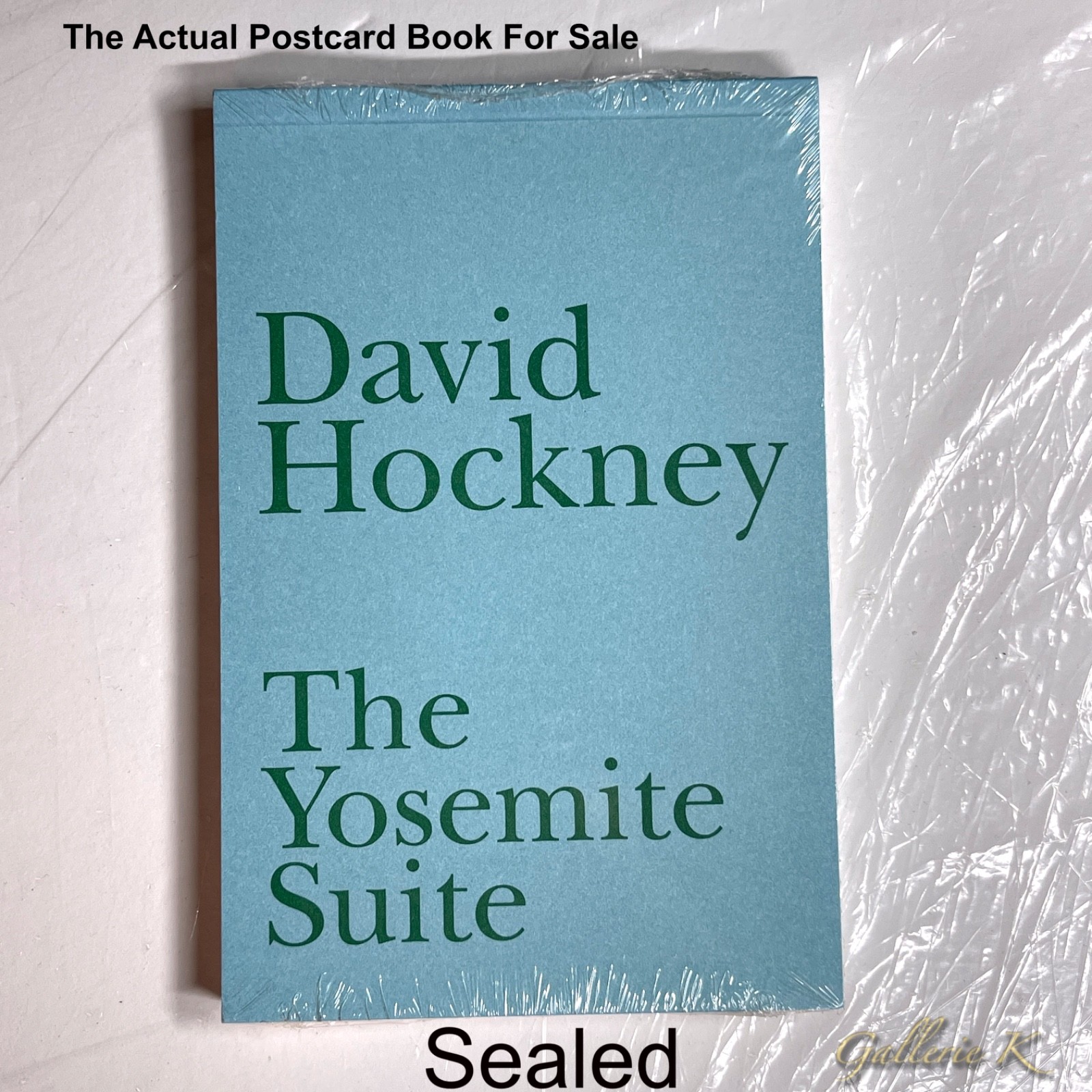 SEALED NEW DAVID HOCKNEY THE YOSEMITE SUITE POSTCARDS BOOK 2016 PACE SHOWN