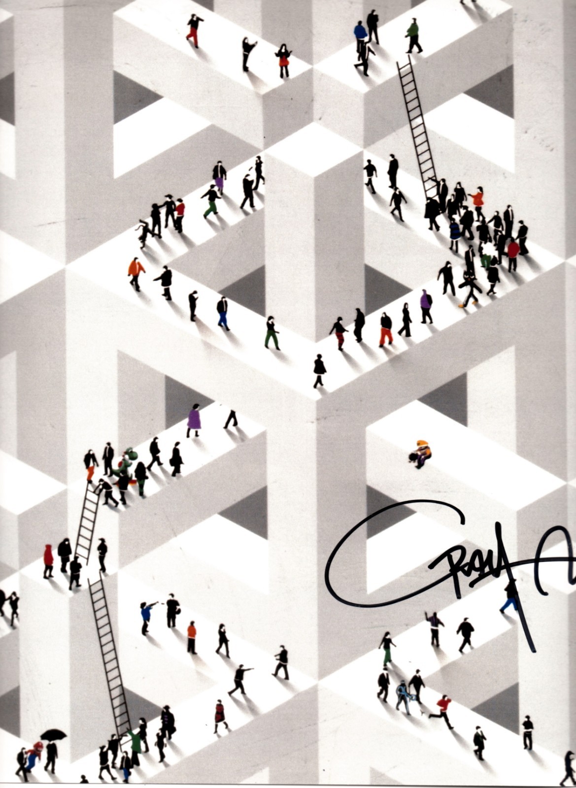 craig alan – the crossover 2021 – art print 30 X 30 cm signed rare