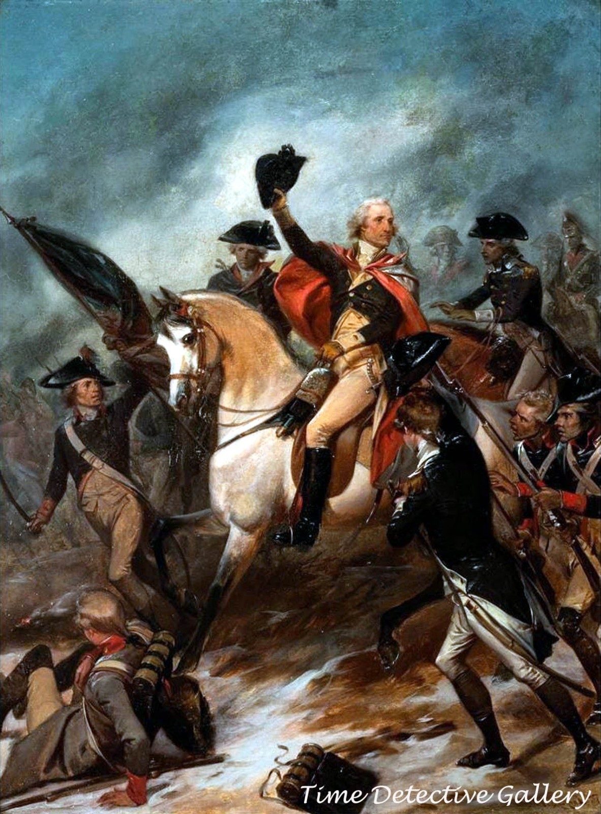 “George Washington at Princeton” by Alonzo Chappel – Revolutionary War Art