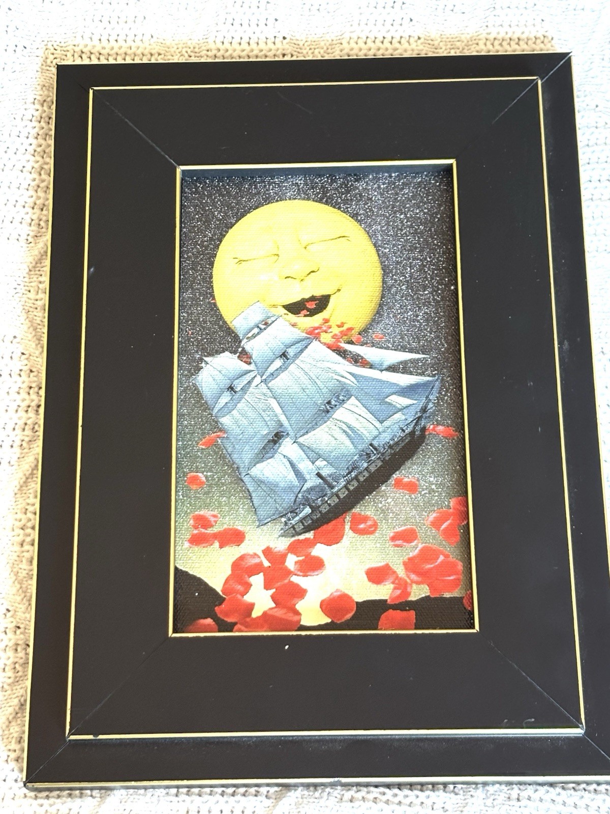 Arianna Siegel Adventure! Painting Print On Board Framed 11 1/2”X 8 1/2”