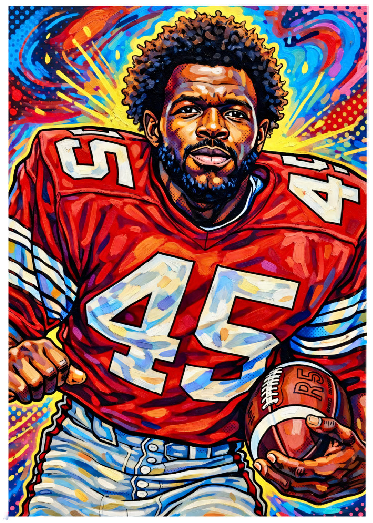 ARCHIE GRIFFIN * Ohio State * FOOTBALL * Illustrated Art Card * ATC ACEO