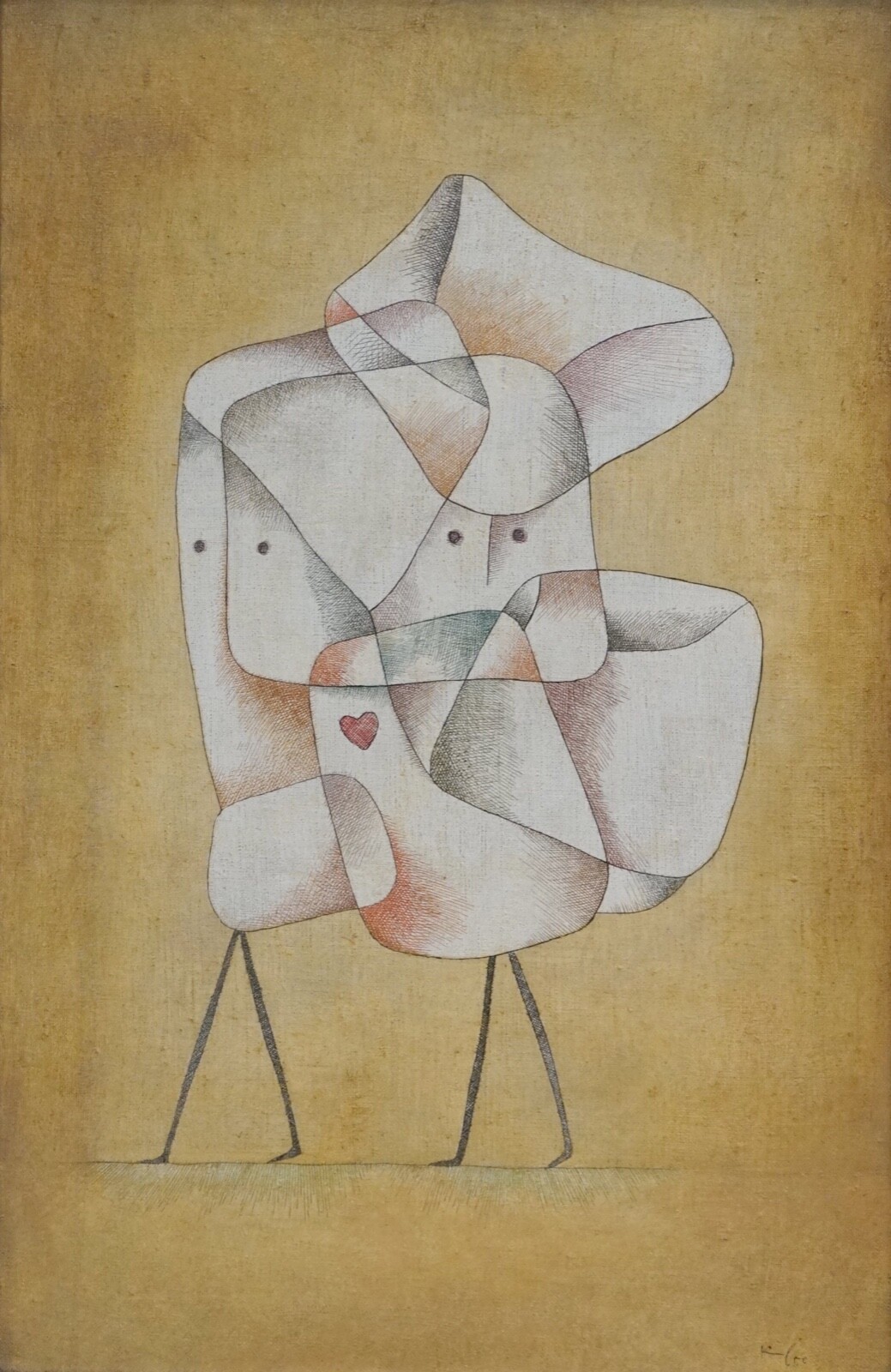 Siblings : Paul Klee : 1930 : Archival Quality Art Print