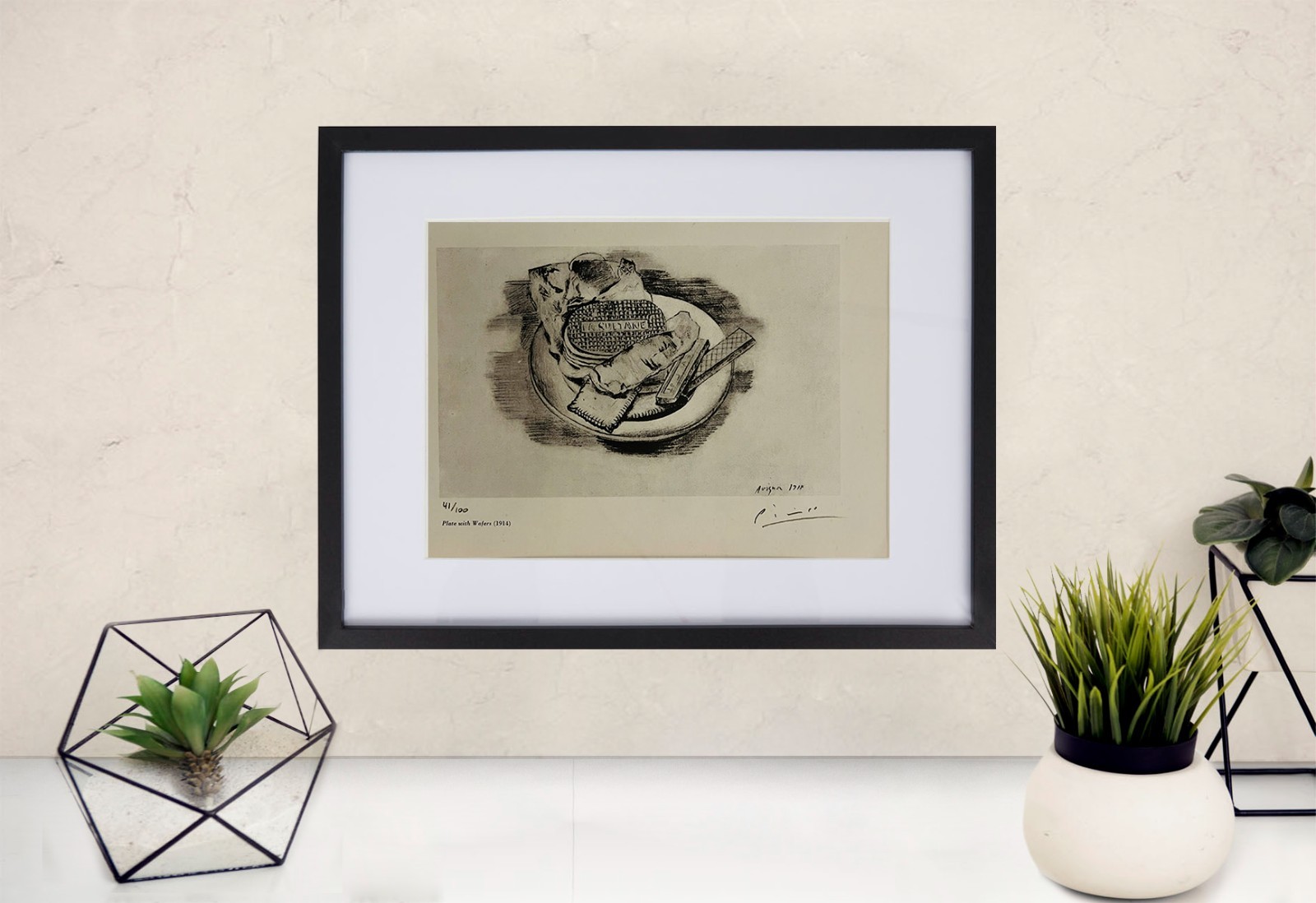 Pablo Picasso Hand-Signed Original Print With COA and +$3,500 USD Appraisal.*