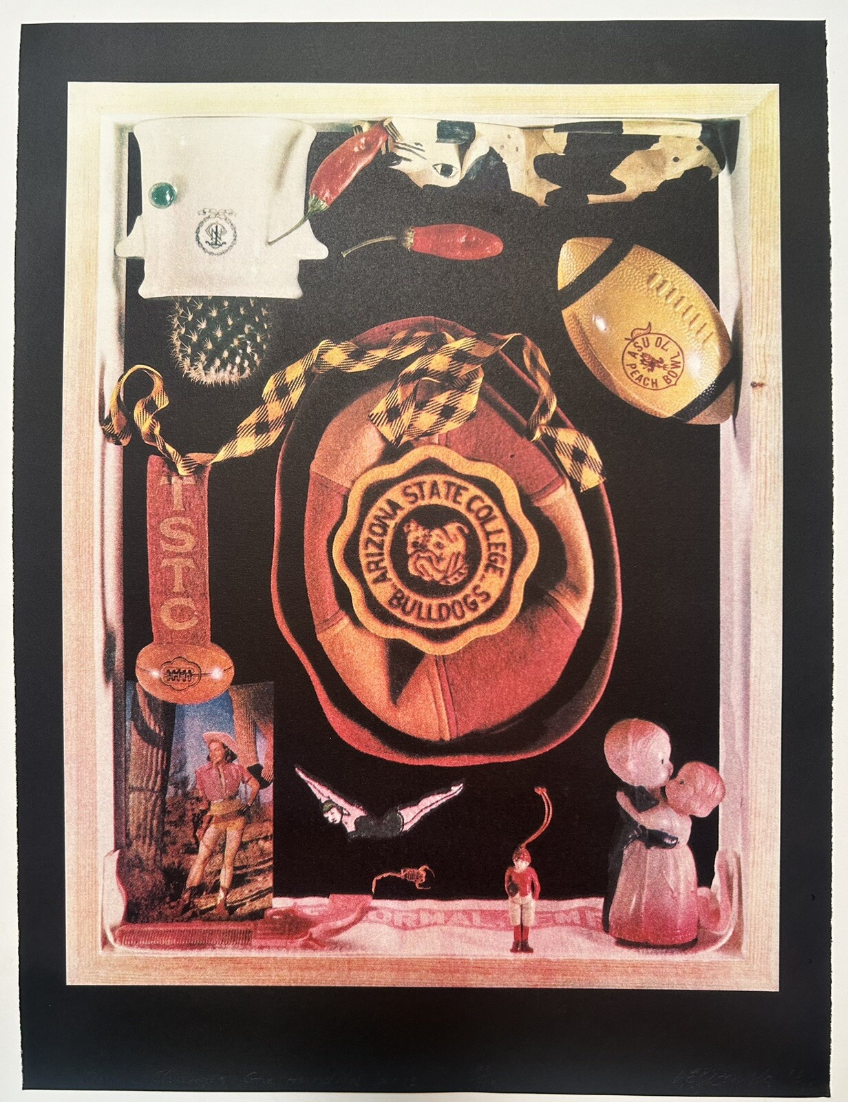 R. E. Gasowski 1983 lithograph Four Name Changes One Hundred Years Signed Nbred