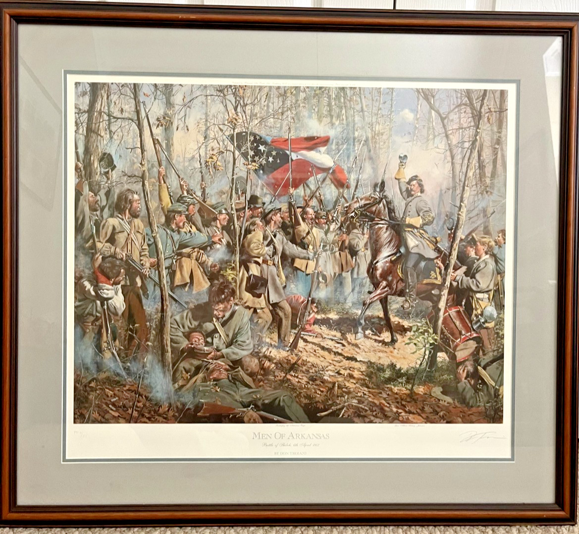 RARE – Printers Proof – Don Troiani Civil War – Men Of Arkansas – Framed