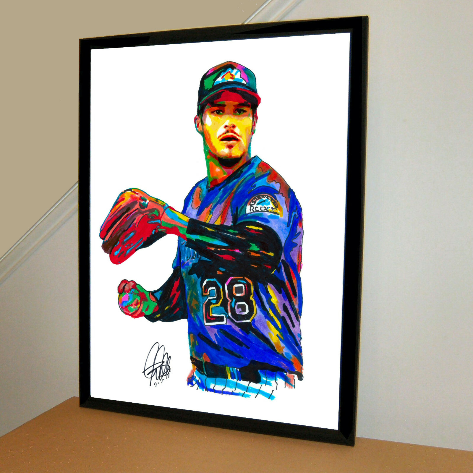 Nolan Arenado Colorado Rockies MLB Baseball Poster Print Wall Art 18×24