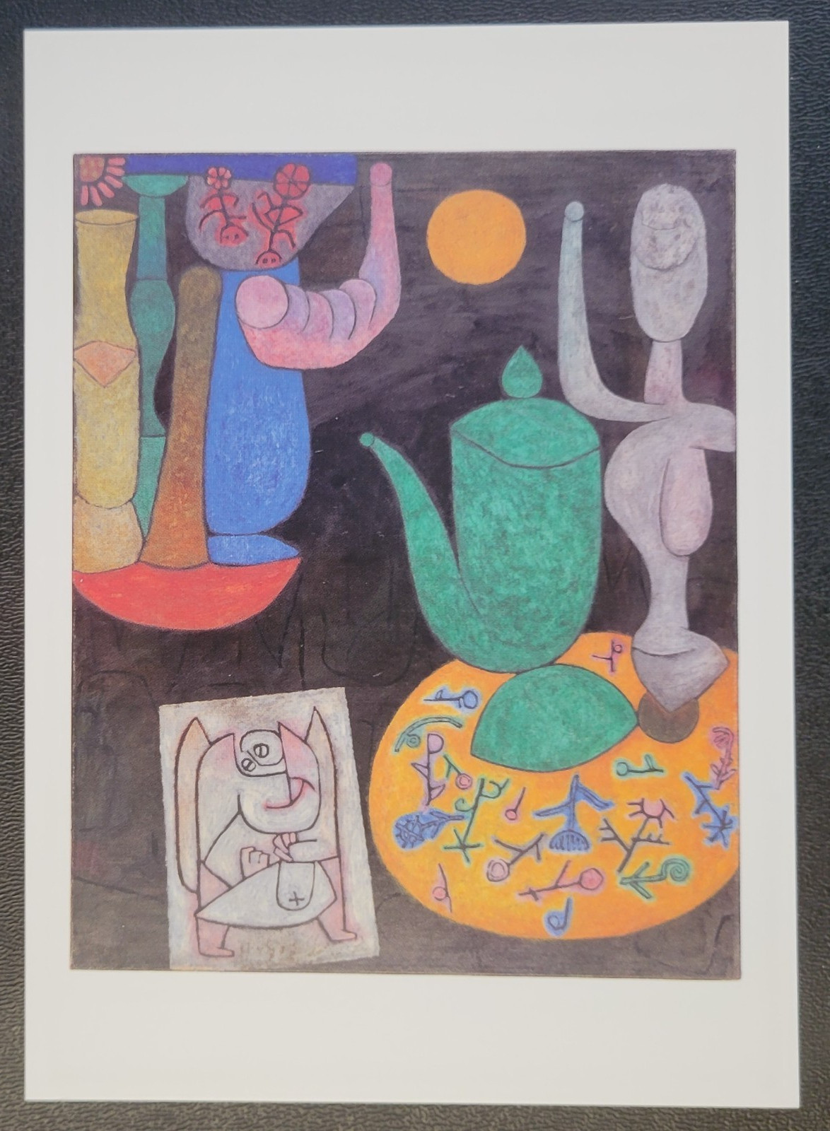 Art Card – Zentrum Paul Klee – (Untitled) Still Life – Cubism – 4 x 6 Inches