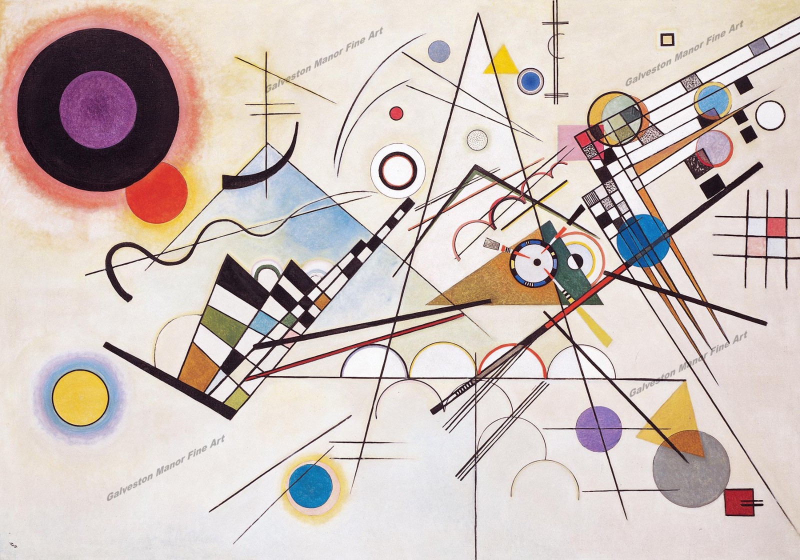 Composition VIII by Wassily Kandinsky – giclee print
