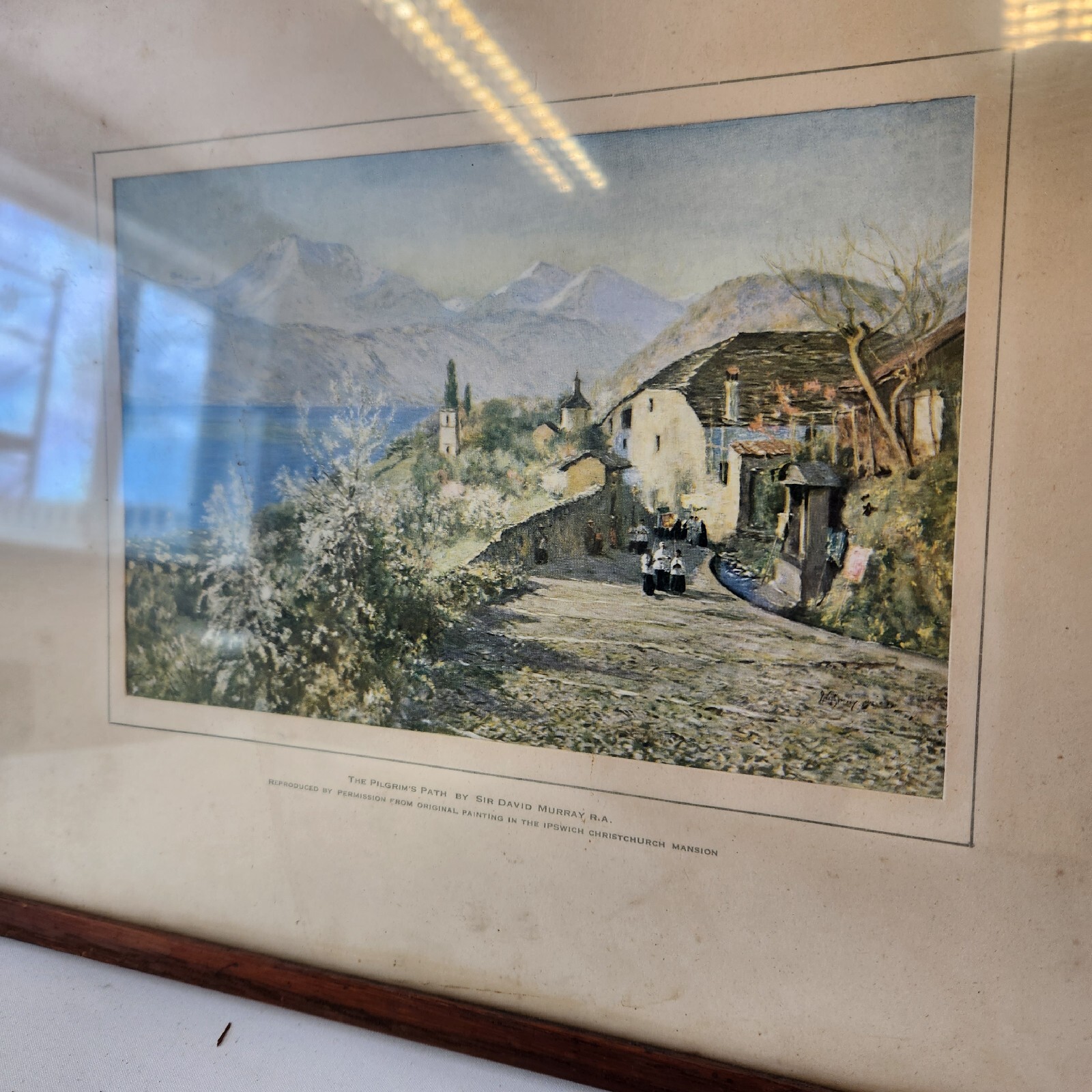 The Pilgrims Path – Sir David Murray – Reproduced In Frame – 39x29cm – Free P&P