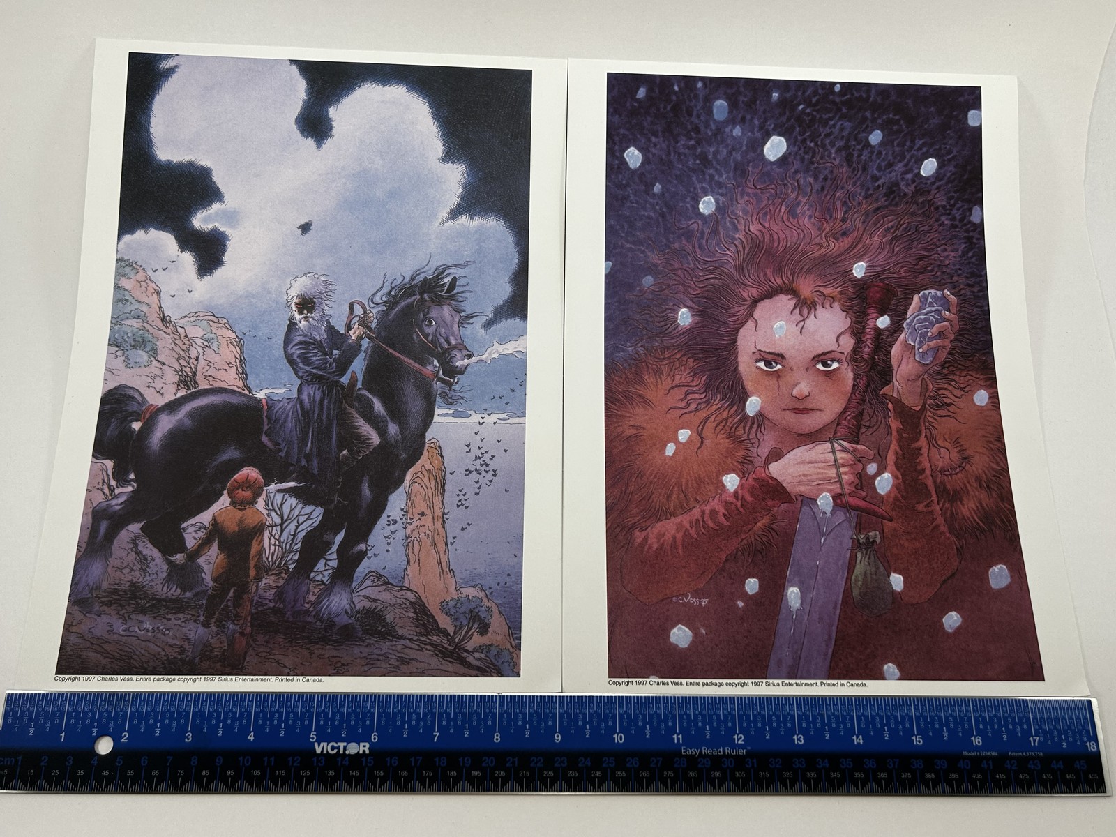 Charles Vess The Book of Ballads and Sagas Print Portfolio Set 1366/1500 Signed