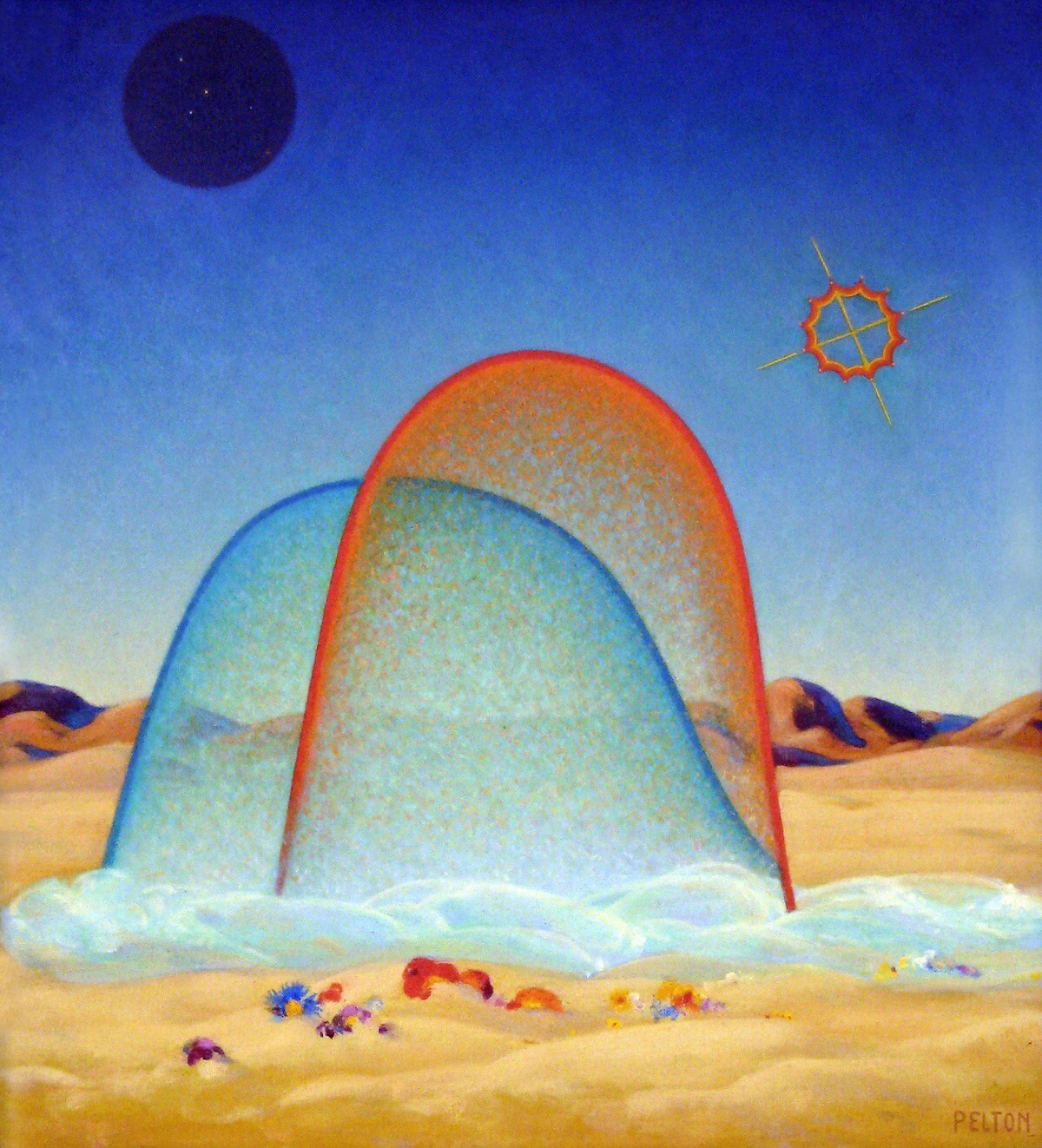 Agnes Pelton: You Both Make the Desert Flower Archival Quality Fine Art Print