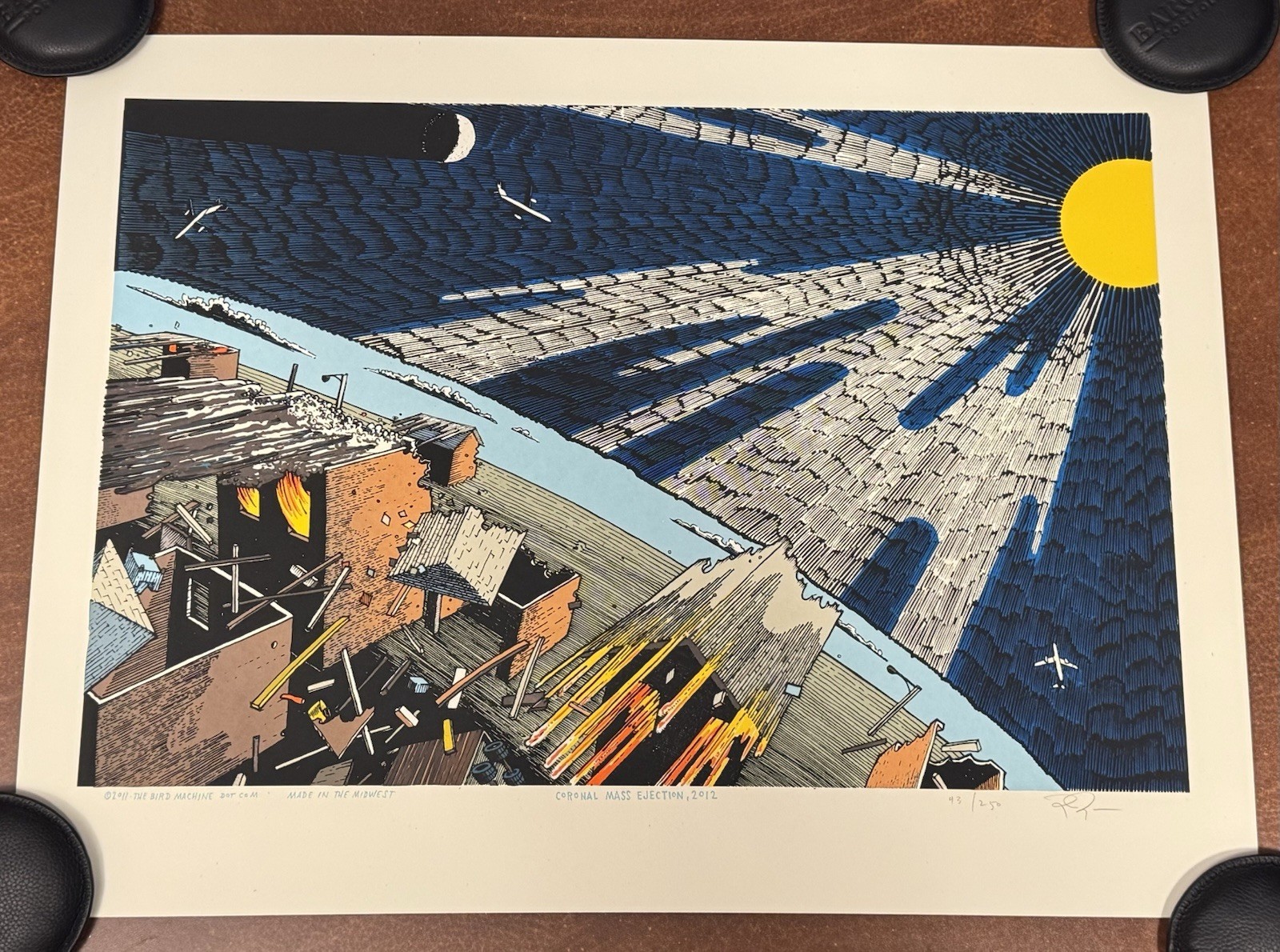 Jay Ryan Art Print Coronal Mass Ejection S/# 250 Solar Flare Space Poster Lt Ed
