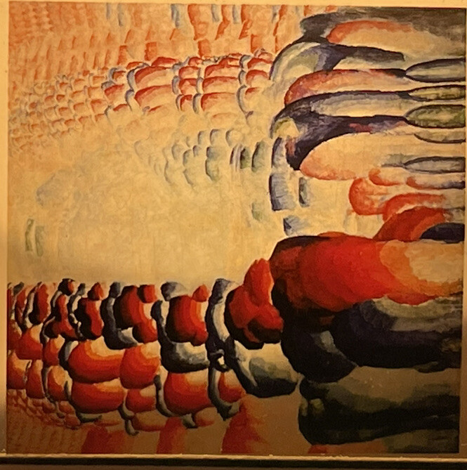 Frantisek Kupka “Hindu Motif” Czech Expressionist Art 35mm Slide