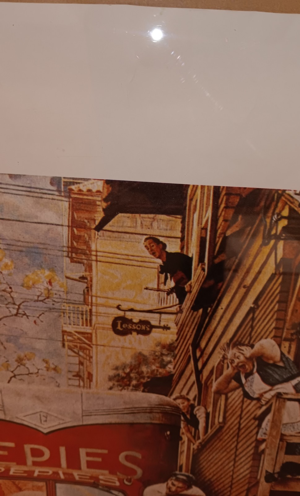 Rare Norman Rockwell “Roadblock” Hand Signed Offset Lithograph Excellent ! 1972
